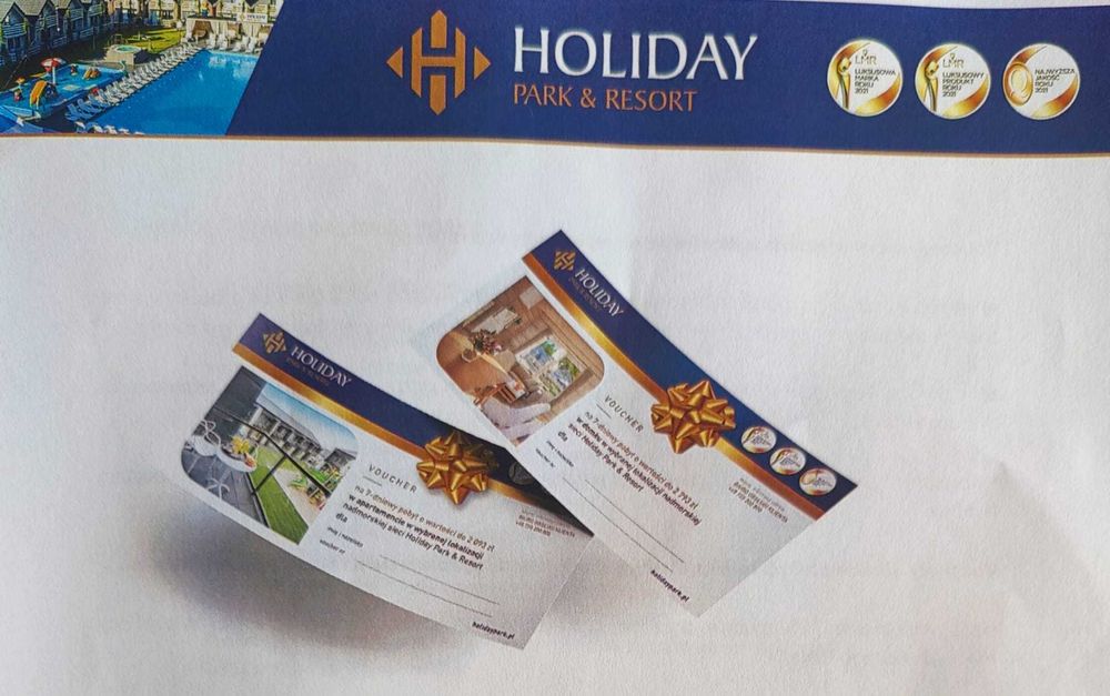 Voucher o wartości 2793 zł -wczasy  , wakacje,urlop nad morzem