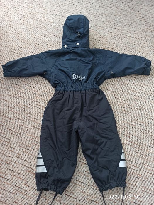 Granatowy zimowy kombinezon dla chłopca 1-1, 5roku 86 Skogstad