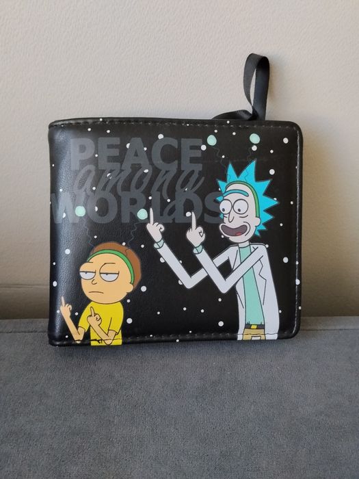 Стильний та оригінальний гаманець із популярним дизайном Rick and Morty — “Peace Among Worlds”