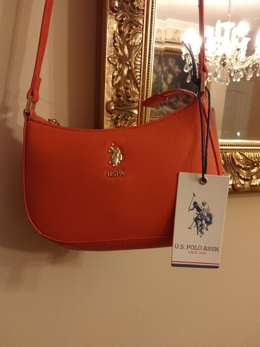 Dzień Matki Dzien Dziecka  Listonoszka USPA Polo w kolorze Słońca, pom