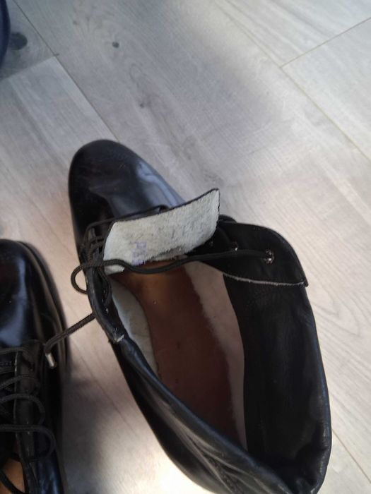 Buty skórzane Strażackie PRL NOWE