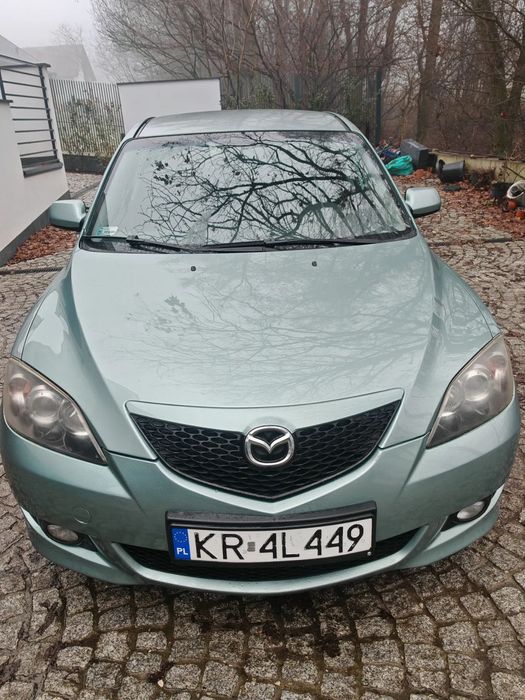 Mazda 3 mazda3 w dobrym stanie, assistance, długie ubezpieczenie, komplet kół