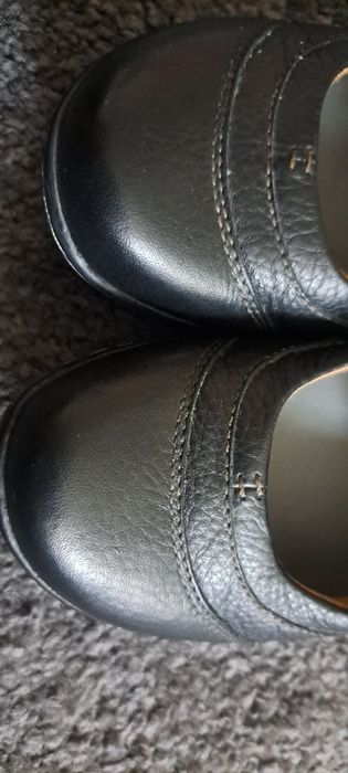 Clarks czarne buty skora naturalna roz 38 jak nowe