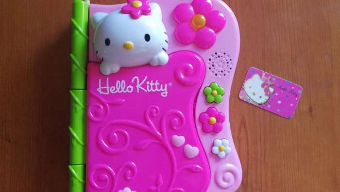Diário eletrónico secreto Hello kitty