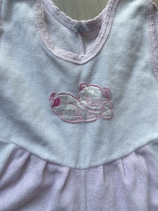 Pajac welurowy polski producent 68 kotek