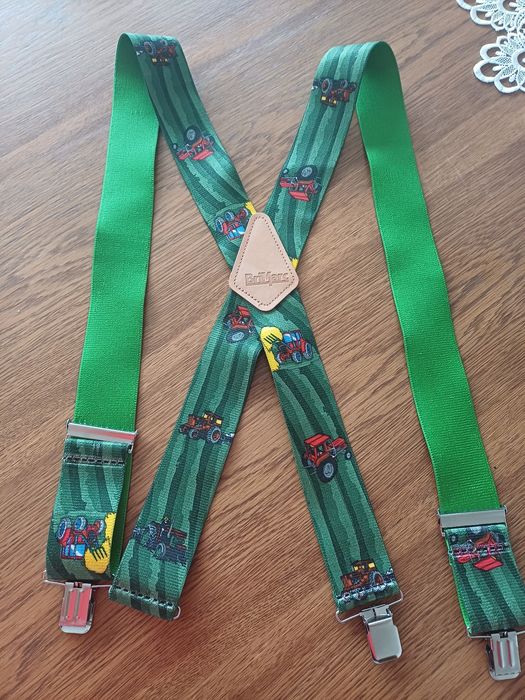 Szelki BRIMARC wstawka ze skóry