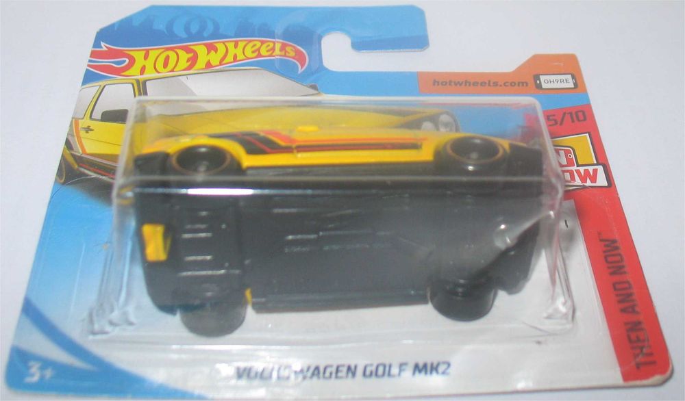 Hot Wheels - Volkswagen Golf MK2 (amarelo - 2018)