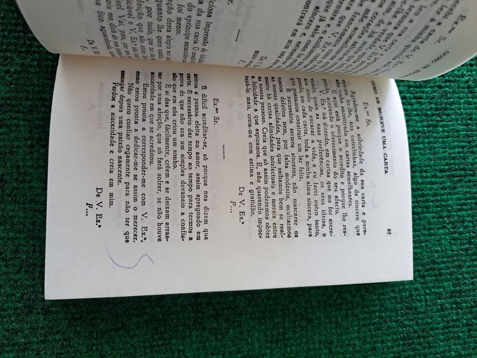 Como se escreve uma carta - Redacção de cartas a toda a gente