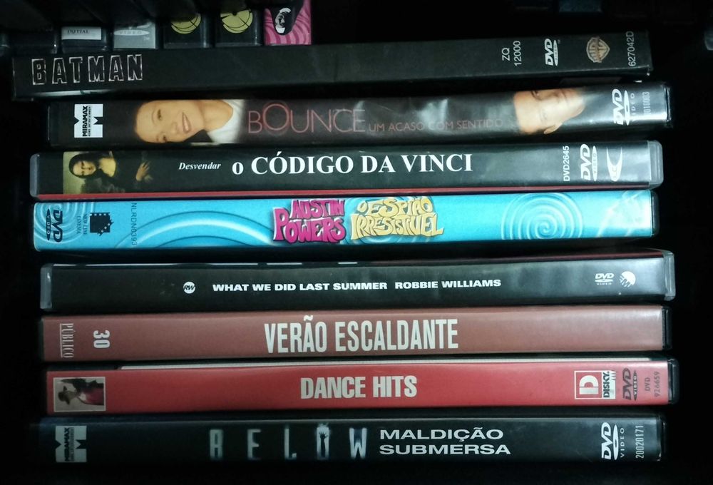 Seleção de DVD originais