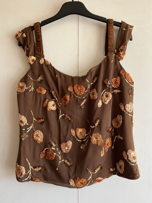 Top wizytowy z aplikacjami rozmiar 52