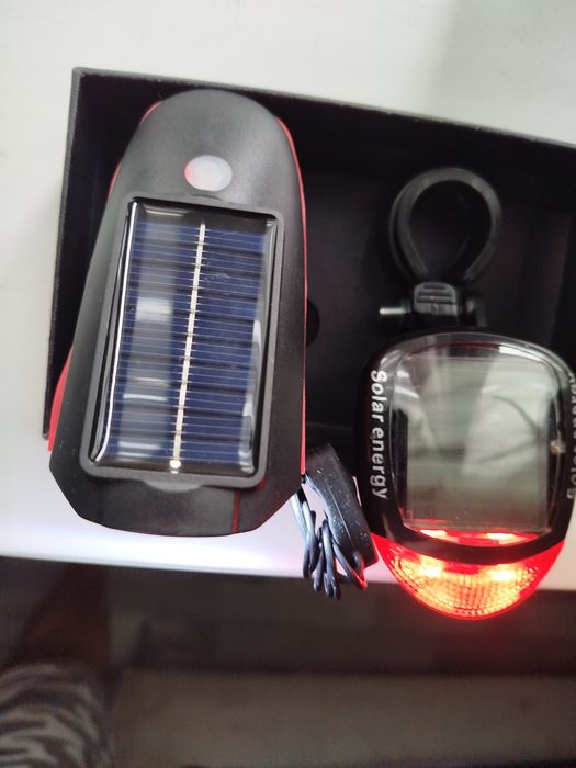Super oświetlenie rowerowe solar street