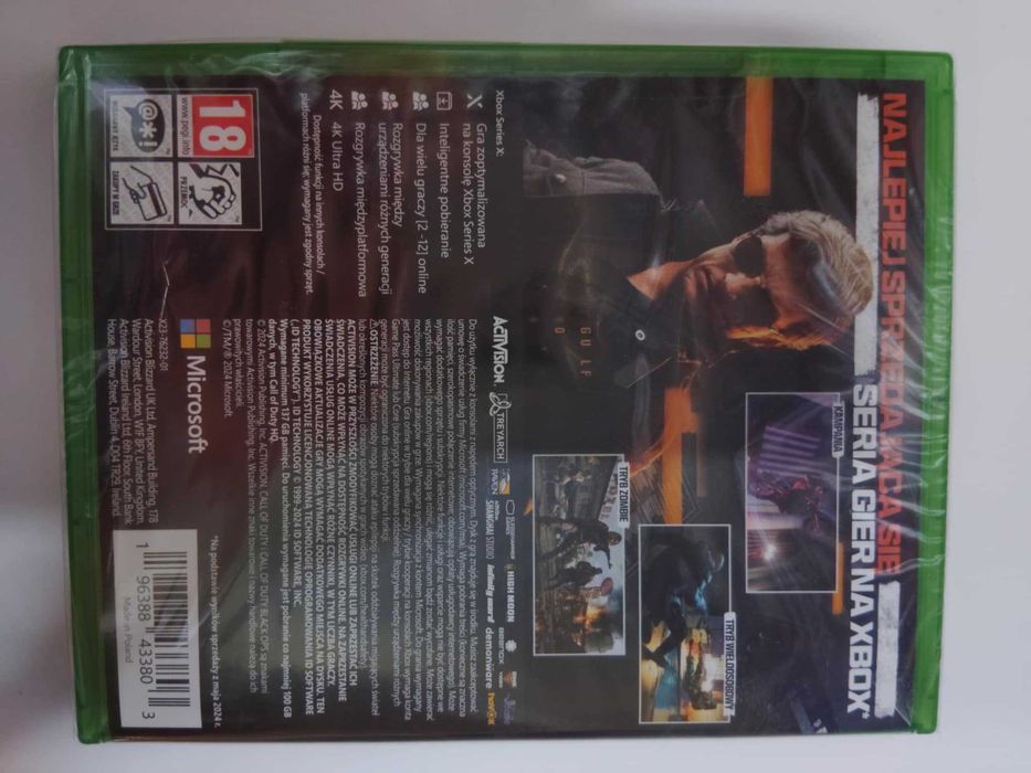 NOWA Call of Duty: Black Ops 6 Gra Xbox One Polska okładka / COD BO 6