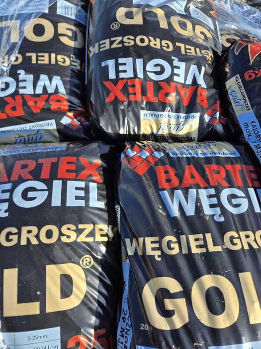 Węgiel groszek Bartex GOLD 27-29 MJ Tania Dostawa