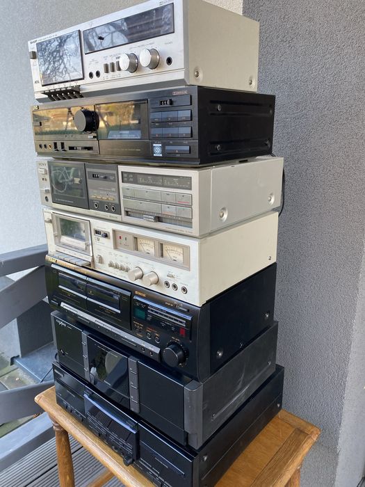 Magnetofon Sony Teac JVC Hitachi Sharp Kenwood