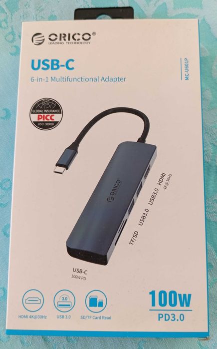 Hub/Docking station 5 em 1