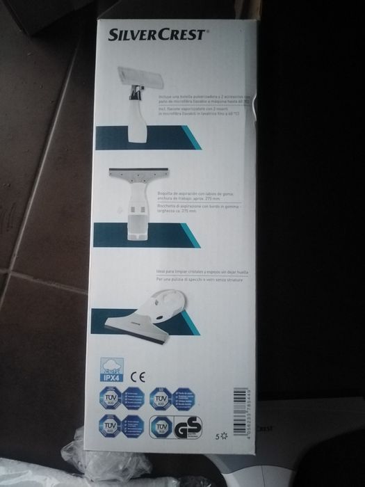 Aspirador de janelas com bateria