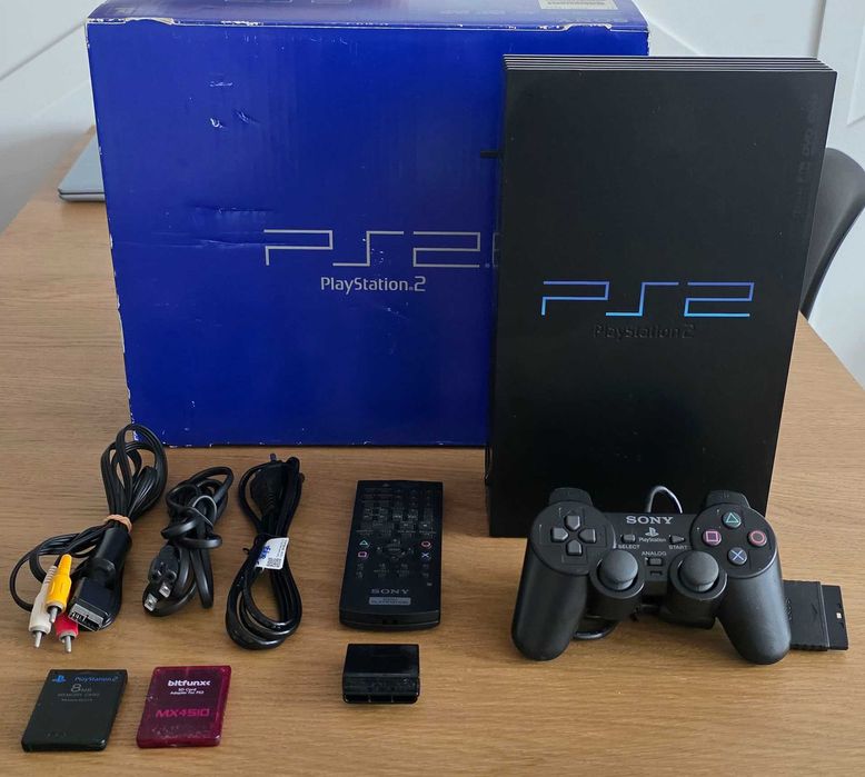 Sony Playstation 2 SCPH-18000, premierowa, FreeMCBoot, MX4SIO. 240V