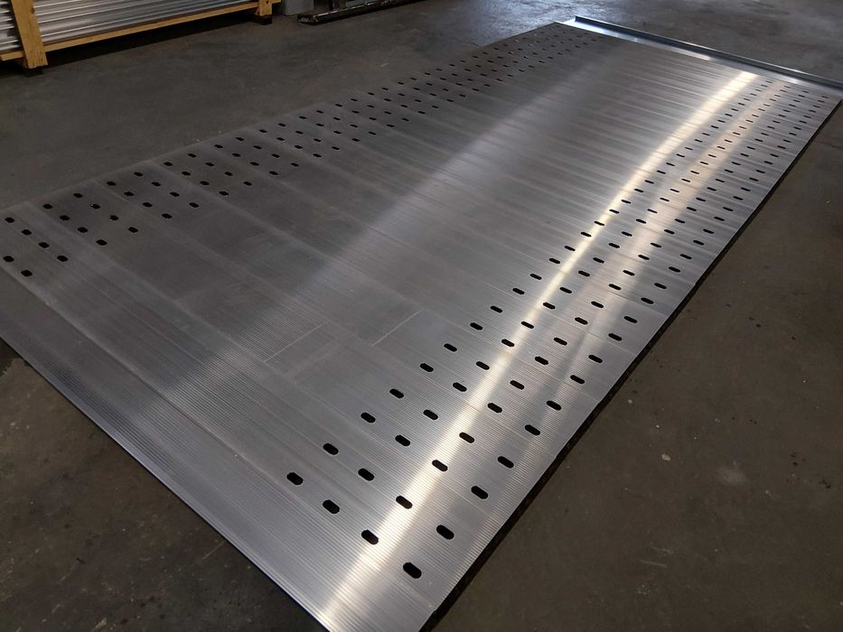 Panel Deska Podłoga Aluminiowa Laweta Autolaweta Najazd SZEROKI 25CM