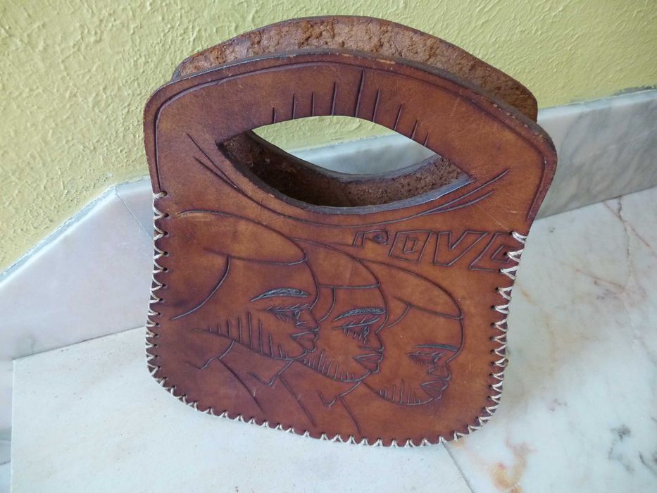 Handcrafted African Leather Handbag