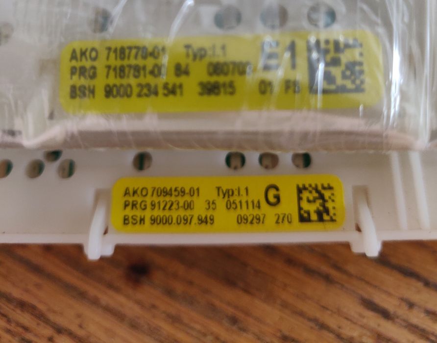 Moduł sterujący zmywarki Bosch Siemens - naprawa /regeneracja