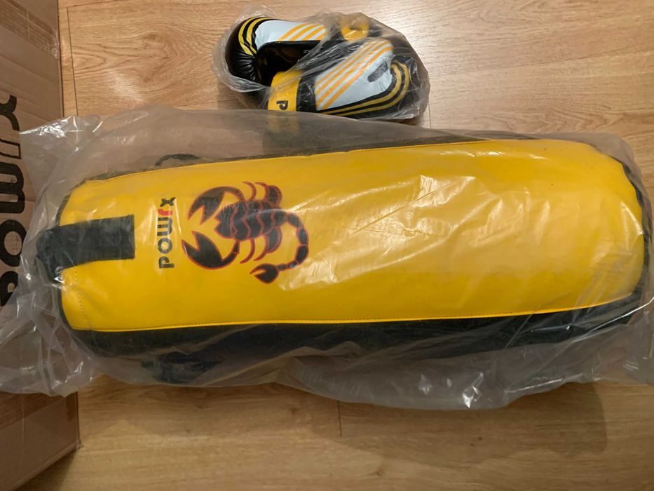 NOWY Zestaw worek 9kg bokserski + rękawice dla dziecka boxing box