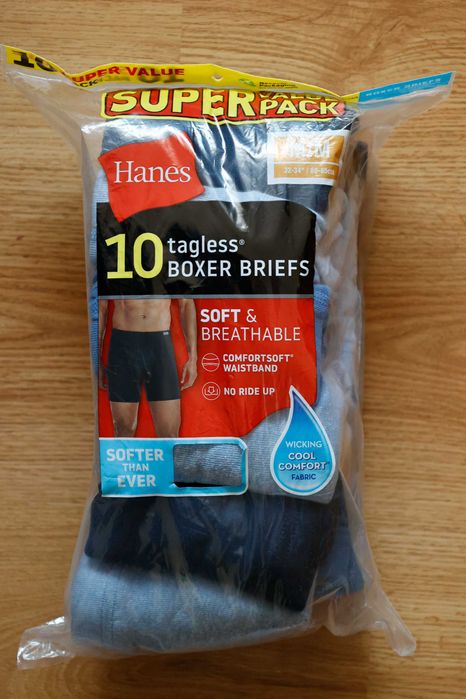 10 x bokserki hanes rozm.m