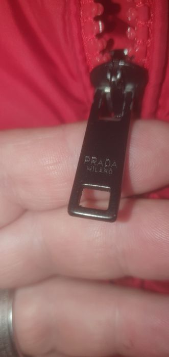 Prada colete vermelho