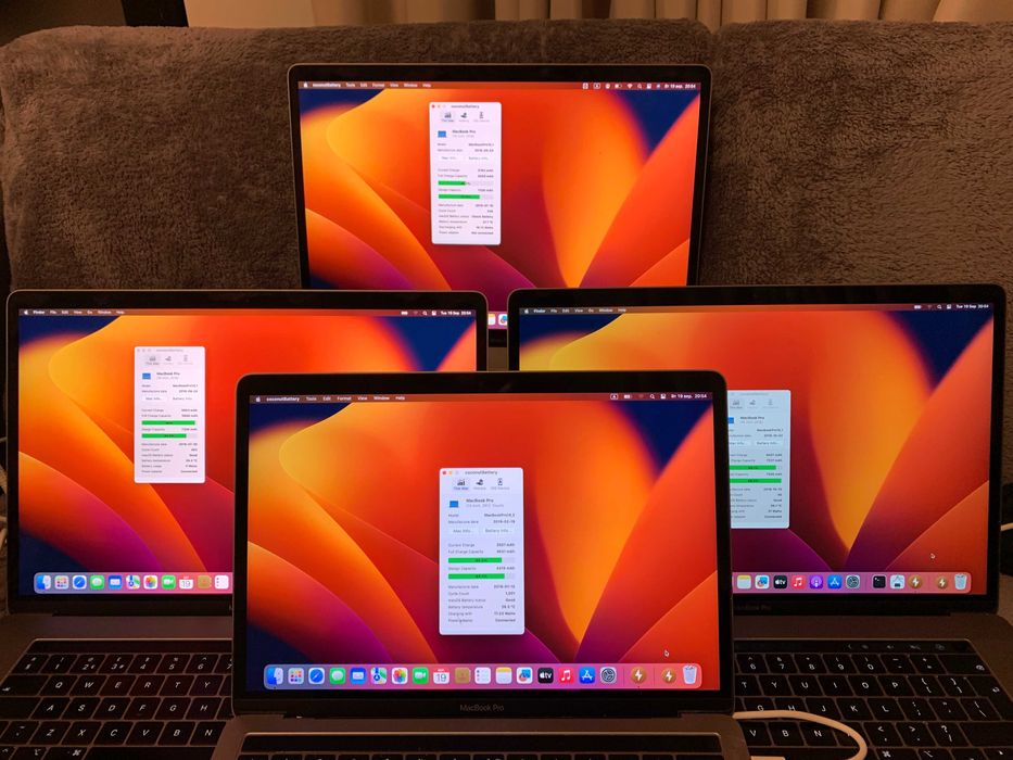 MacBook Pro та Air моделі від A1932,A1989,A1990 ... A2442