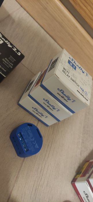 Shelly Diversos módulos WiFi 1, 1PM, 2.5 e Lampadas