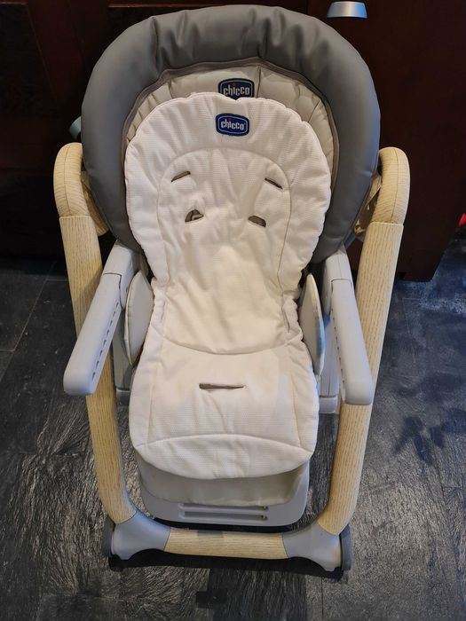 Cadeira papa Chicco Polly Progress 5 ed. especial + barra brinquedos