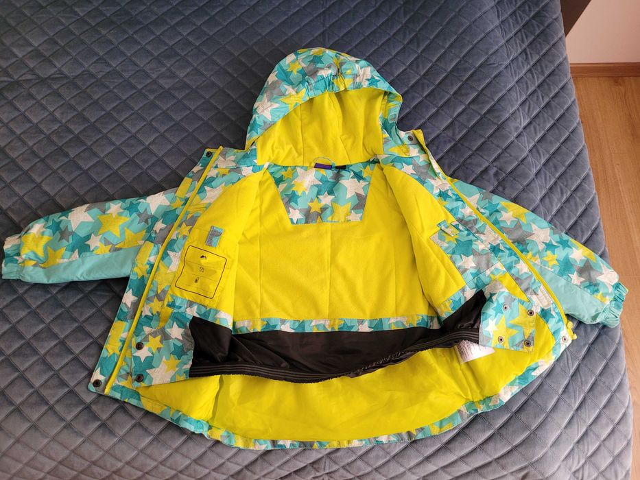 zimowa dziecięca kurtka rozmiar 110/116 LUPILU