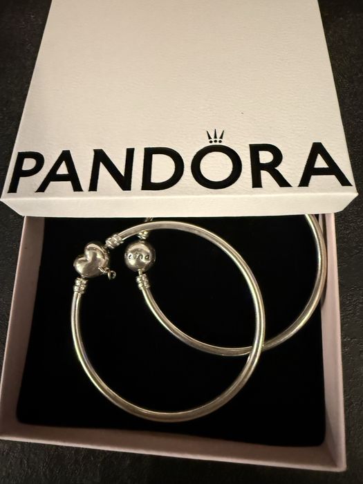 2 bransoletki Pandora 20cm +pudełko