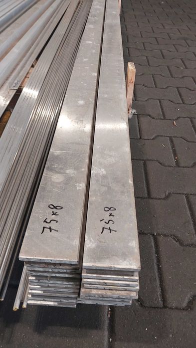 Płaskownik aluminiowy, aluminium 75x8mm gat. 6082, Bytom