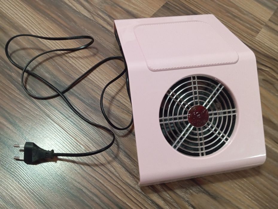 Витяжка для манікюру Simei 858-2A 40W рожева