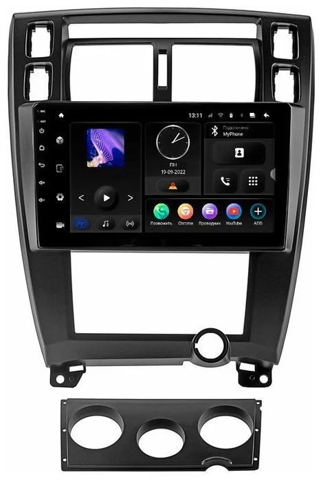 Магнитола Hyundai Tucson 04-11 Android 14 1/16 2+32 GB Wi-FI 10 дюймов
