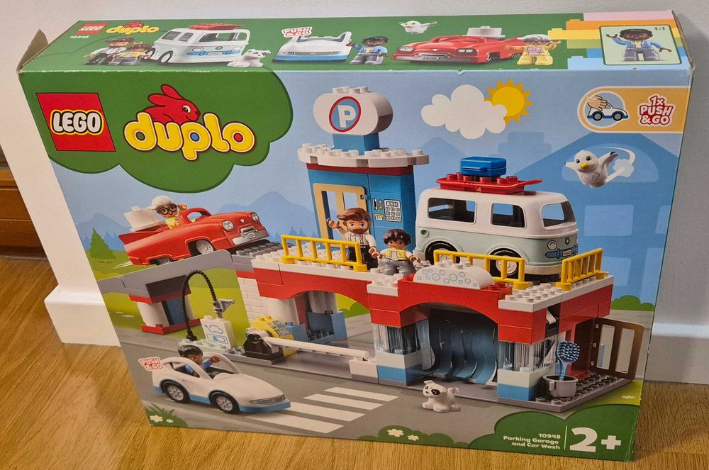 LEGO 10948 Duplo - Parking piętrowy i myjnia samochodowa + GRATIS