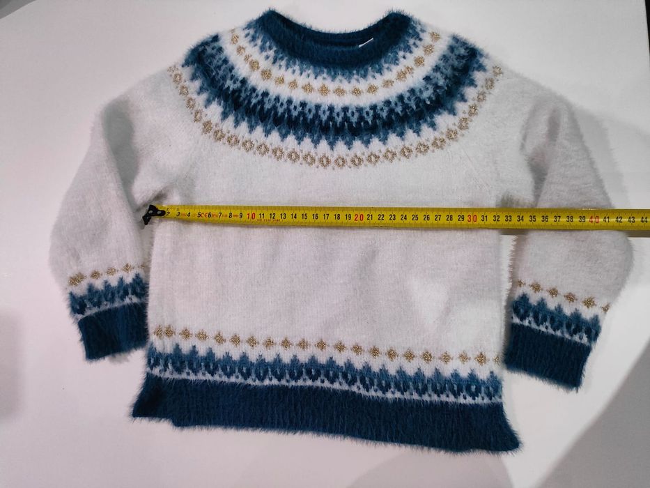 Sweterek/bluza dziewczęcą OKAIDI/OBAIBI 98cm/3l JAK NOWA!