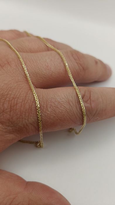 Złoty Łańcuszek Lisi Ogon 45cm Pr.585 Nowy Zapraszamy