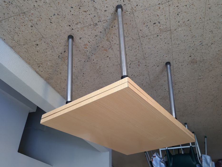 Mesa de cozinha extensível, vintage (anos 70)