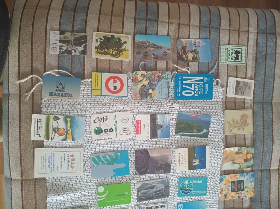Coleção calendários de bolso