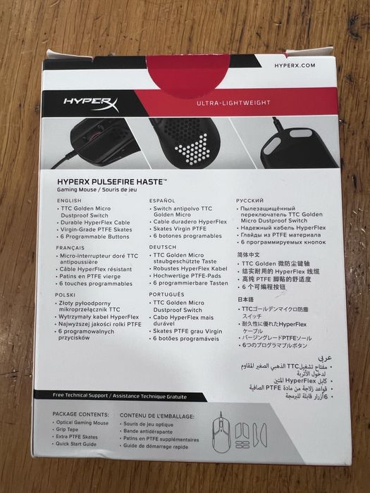 HyperX Pulsefire Haste RGB Gaming Mouse 16,000 DPI – NEW64740145169025122