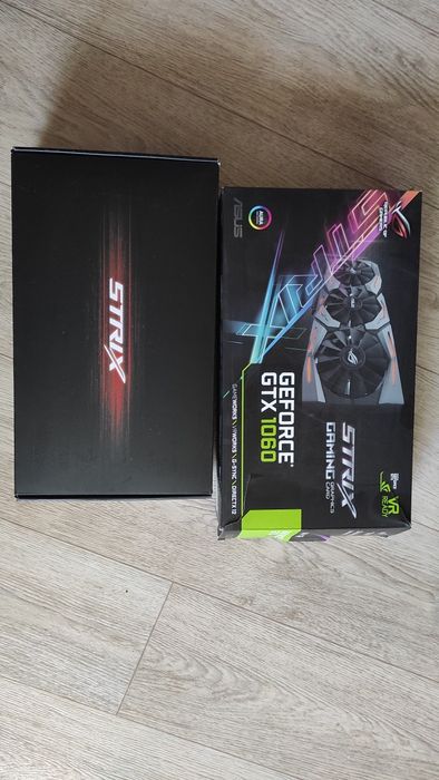 Відеокарта GTX 1060 strix 6 gb коробка