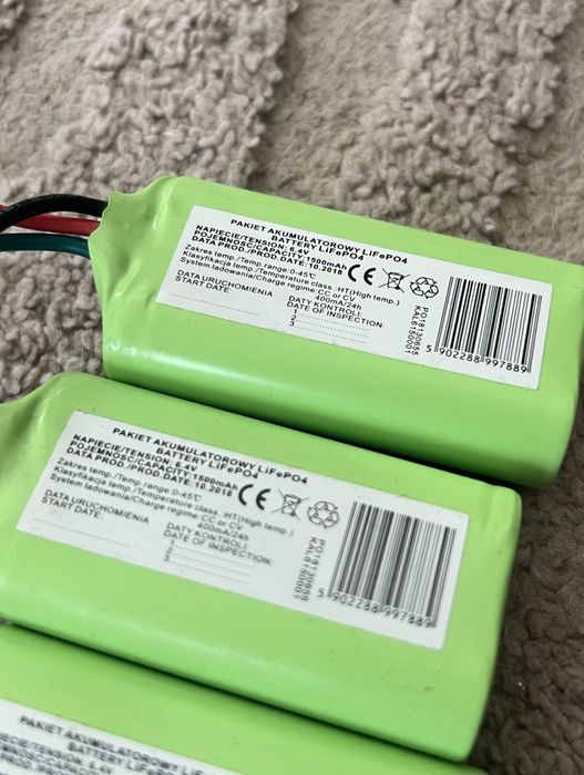 Pakiet akumulatorów 6.4 V LIFePO4