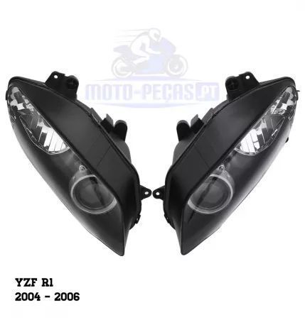 Farol R1 ano 2004 até 2006 óptica para Yamaha yzf r1 ótica