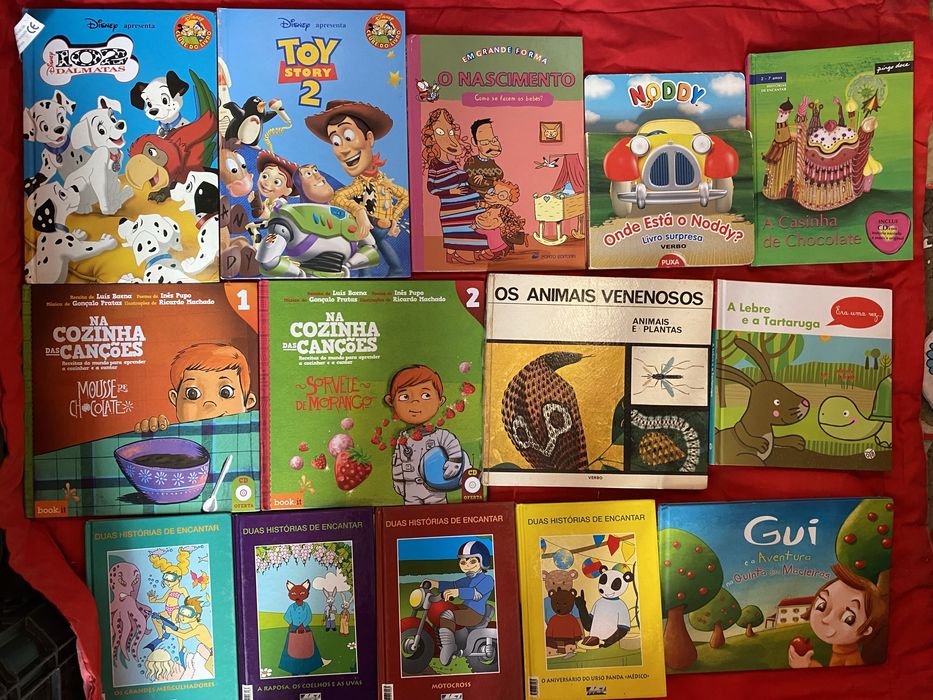 Livros infantis e banda desenhada 1€ cada