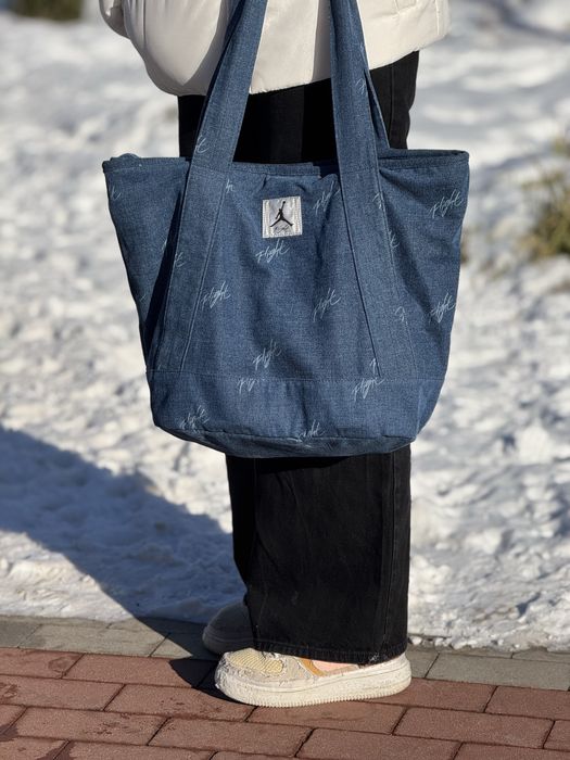 Сумка Jordan Flight Denim Tote Bag [HF7297-416] оригінал