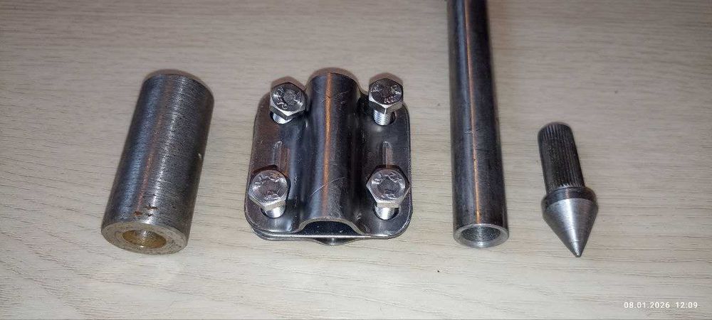 Комплект заземлення з нержавіючої сталі безмуфтовий