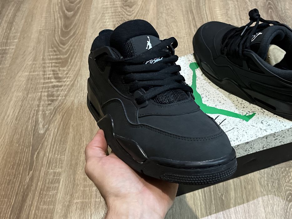 Кросівки чоловічі Nike Air Jordan 4 RM Black Cat нові
