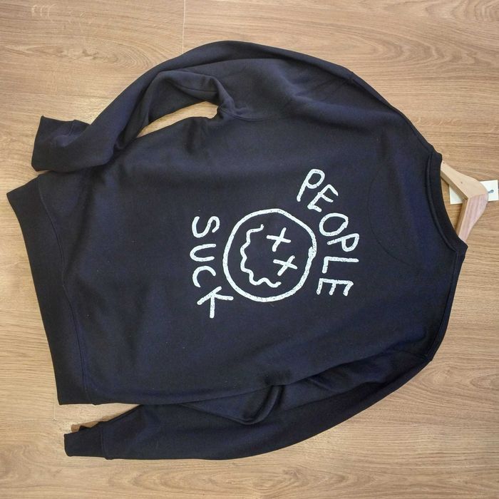 Sweatshirt People Suck Black