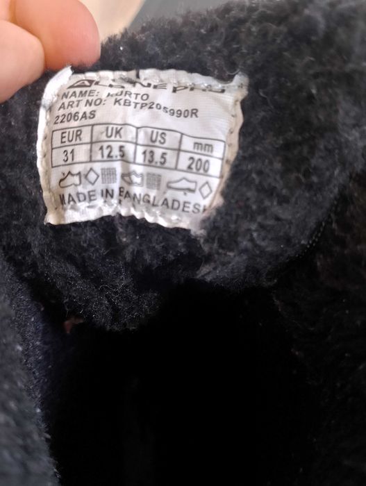 Buty zimowe Alpinepro rozmiar 31